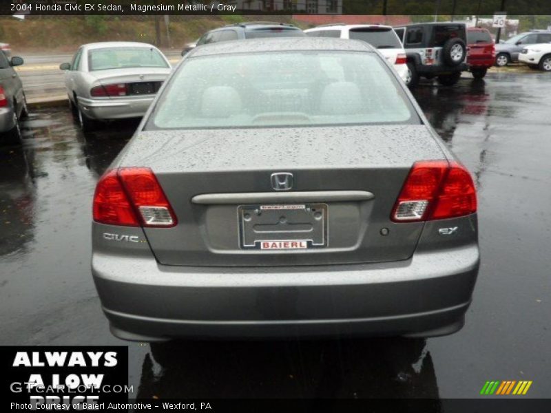 Magnesium Metallic / Gray 2004 Honda Civic EX Sedan