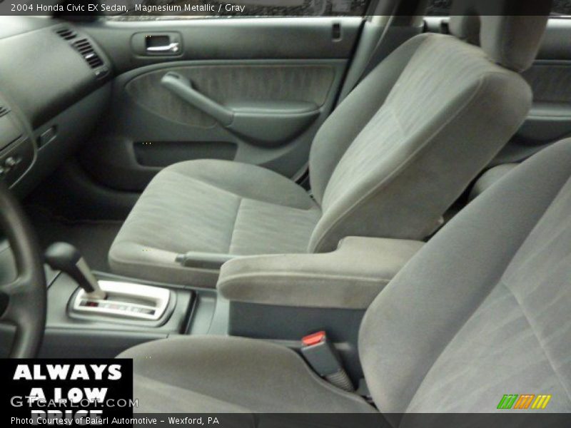 Magnesium Metallic / Gray 2004 Honda Civic EX Sedan