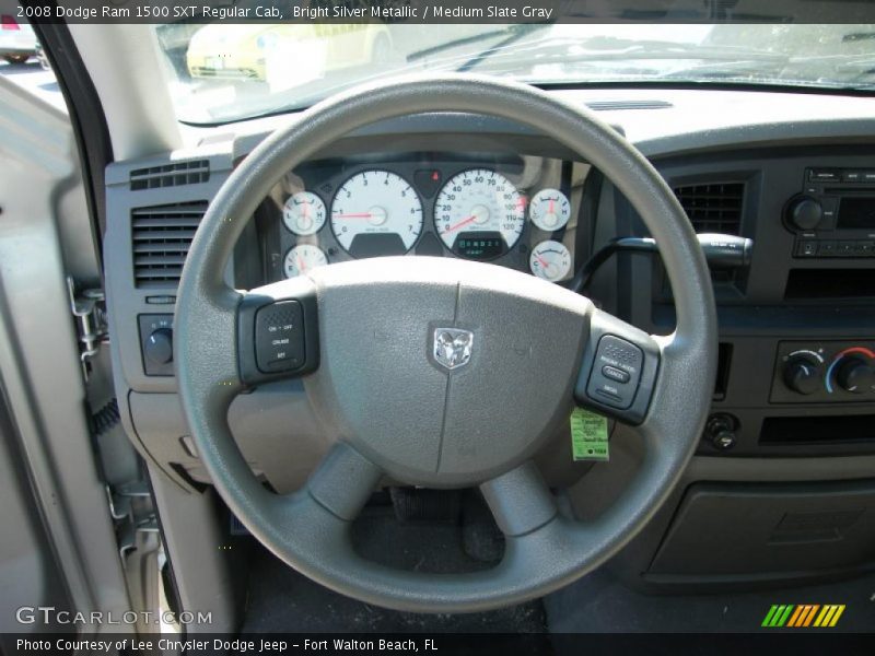 Bright Silver Metallic / Medium Slate Gray 2008 Dodge Ram 1500 SXT Regular Cab