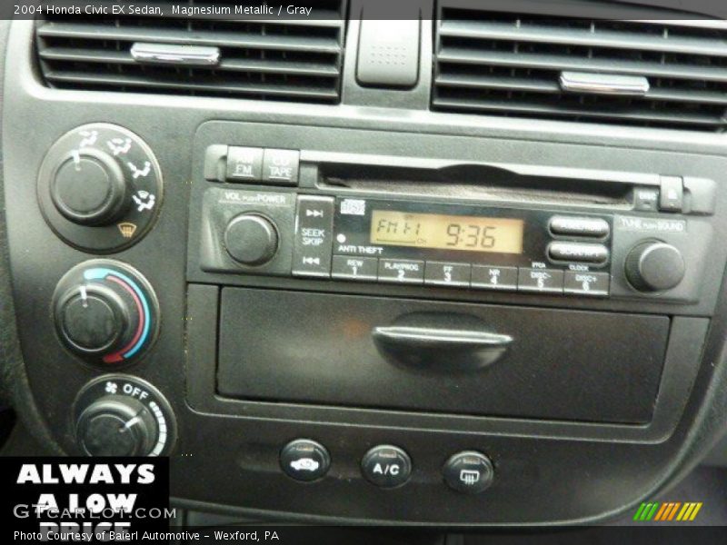 Magnesium Metallic / Gray 2004 Honda Civic EX Sedan