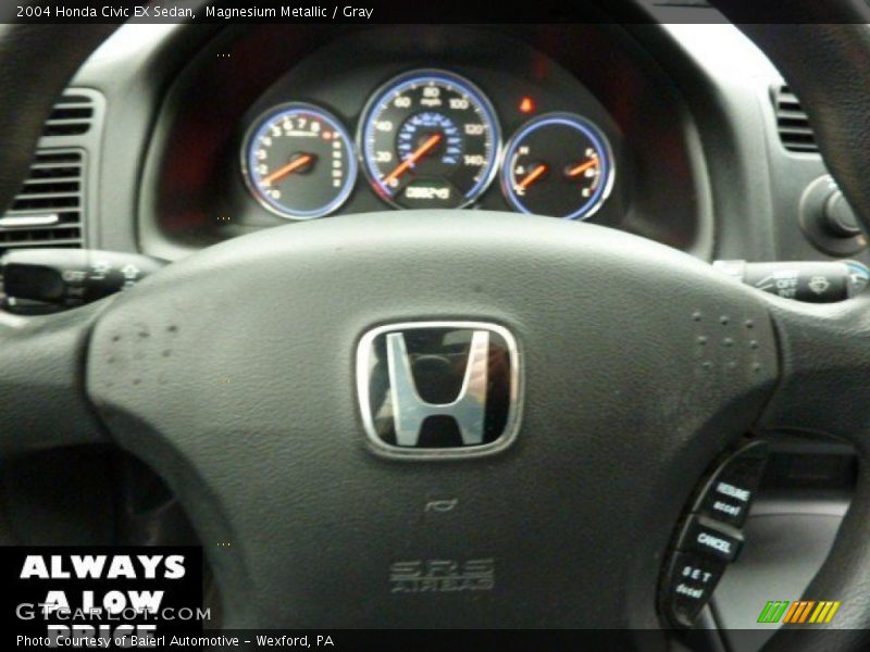 Magnesium Metallic / Gray 2004 Honda Civic EX Sedan