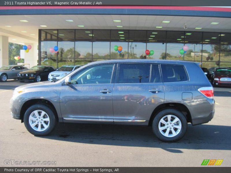 Magnetic Gray Metallic / Ash 2011 Toyota Highlander V6