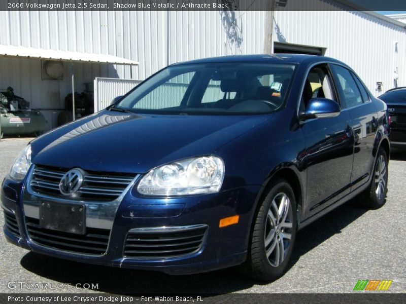 Shadow Blue Metallic / Anthracite Black 2006 Volkswagen Jetta 2.5 Sedan