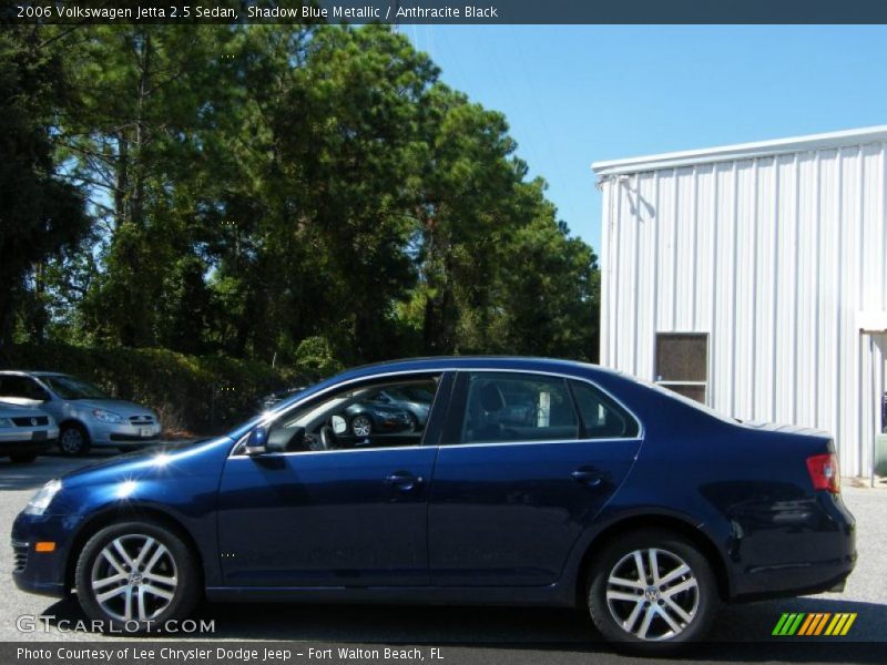 Shadow Blue Metallic / Anthracite Black 2006 Volkswagen Jetta 2.5 Sedan