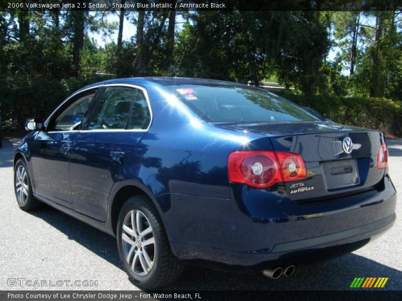 Shadow Blue Metallic / Anthracite Black 2006 Volkswagen Jetta 2.5 Sedan