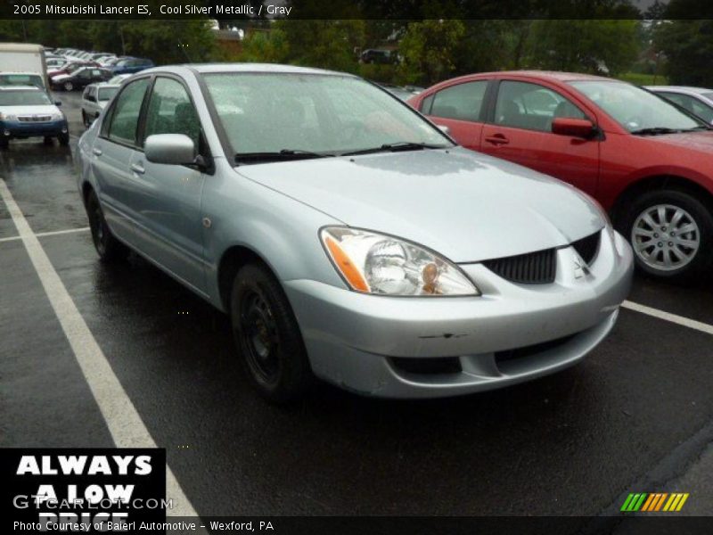 Cool Silver Metallic / Gray 2005 Mitsubishi Lancer ES