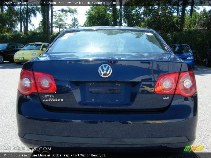 Shadow Blue Metallic / Anthracite Black 2006 Volkswagen Jetta 2.5 Sedan