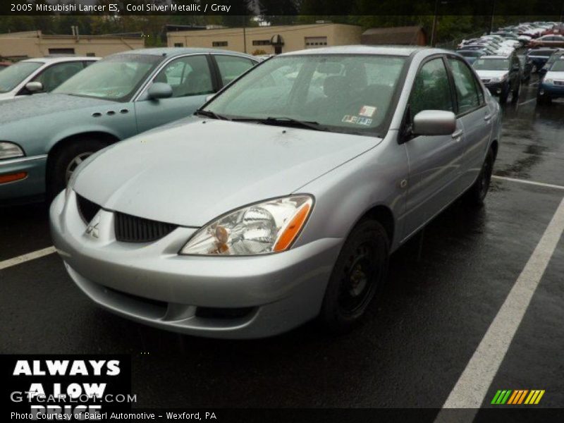 Cool Silver Metallic / Gray 2005 Mitsubishi Lancer ES
