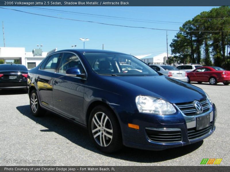 Shadow Blue Metallic / Anthracite Black 2006 Volkswagen Jetta 2.5 Sedan
