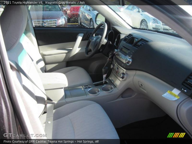 Magnetic Gray Metallic / Ash 2011 Toyota Highlander V6