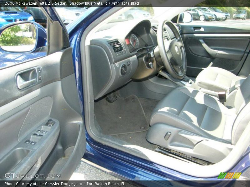 Shadow Blue Metallic / Anthracite Black 2006 Volkswagen Jetta 2.5 Sedan