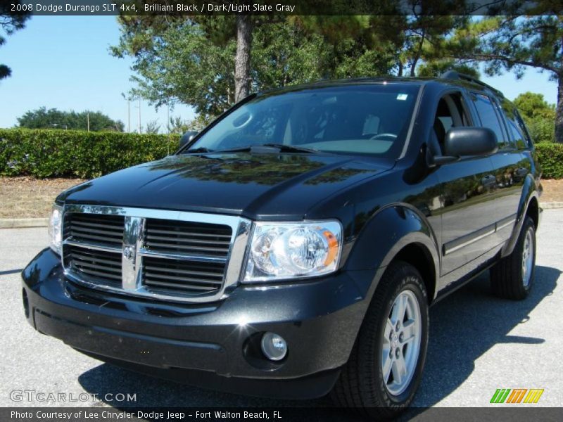 Brilliant Black / Dark/Light Slate Gray 2008 Dodge Durango SLT 4x4