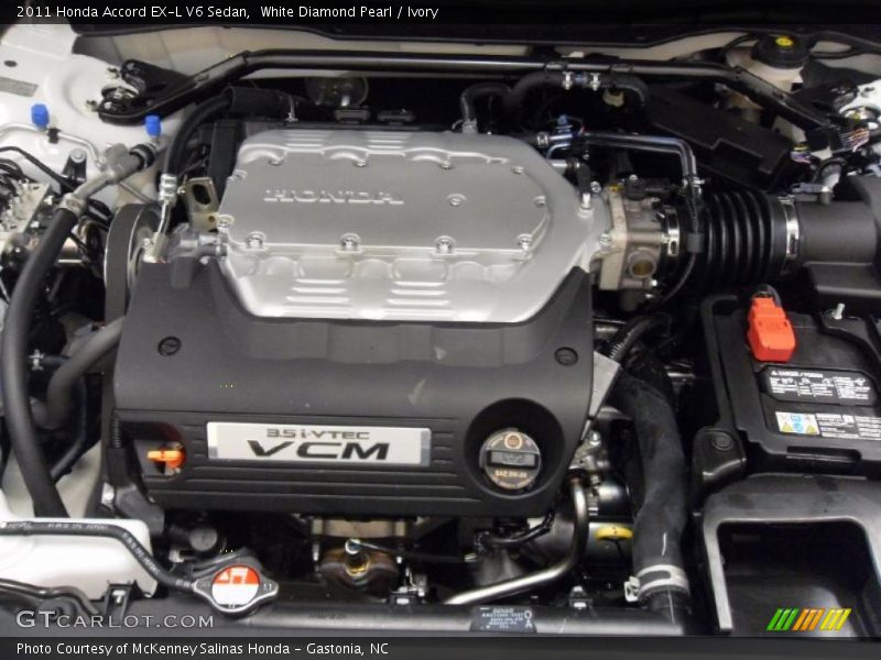 2011 Accord EX-L V6 Sedan Engine - 3.5 Liter SOHC 24-Valve i-VTEC V6