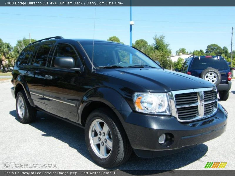 Brilliant Black / Dark/Light Slate Gray 2008 Dodge Durango SLT 4x4