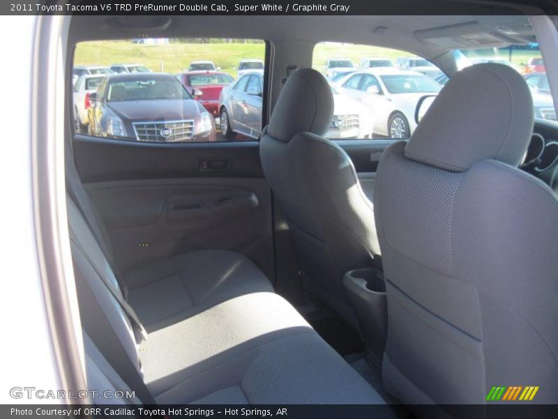 Super White / Graphite Gray 2011 Toyota Tacoma V6 TRD PreRunner Double Cab