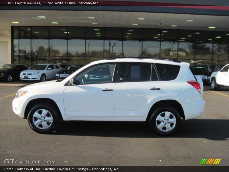 Super White / Dark Charcoal/Ash 2007 Toyota RAV4 I4