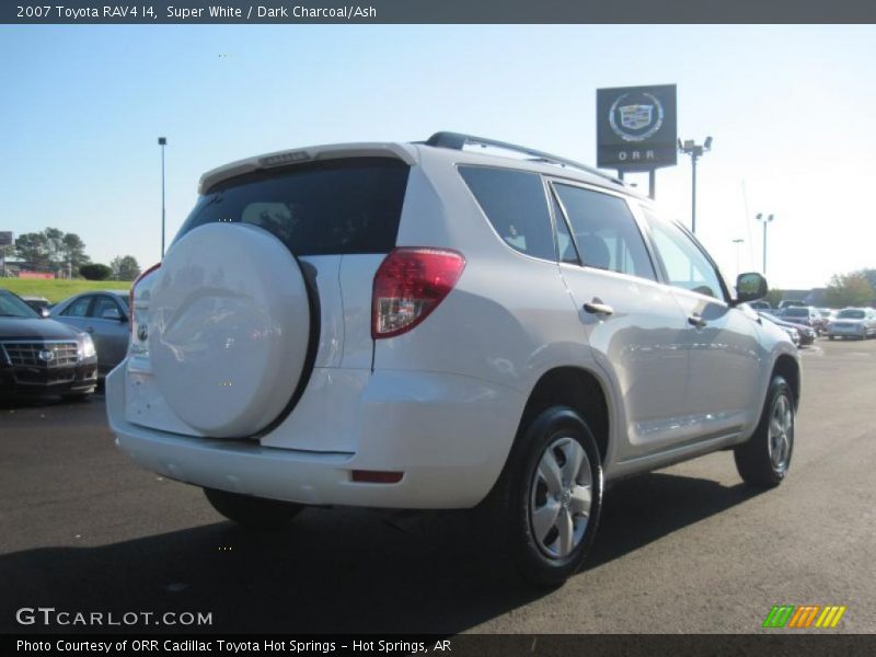 Super White / Dark Charcoal/Ash 2007 Toyota RAV4 I4