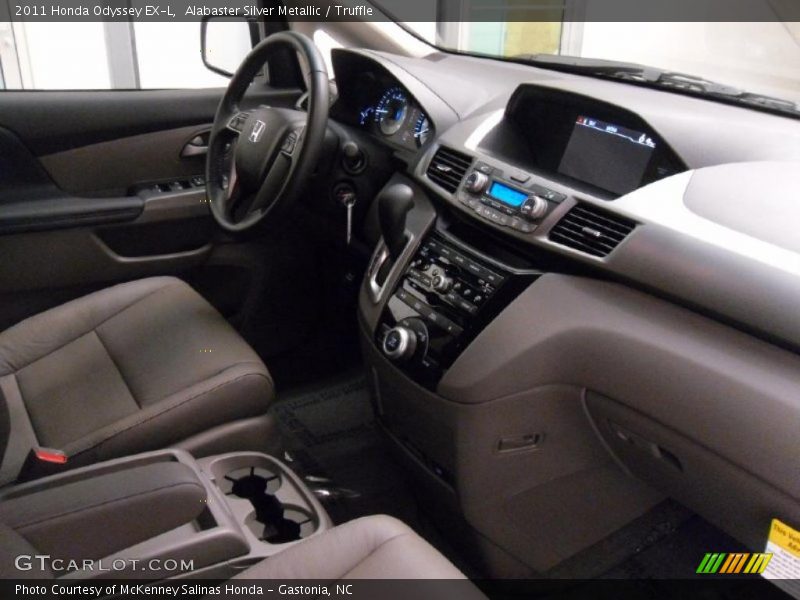 Alabaster Silver Metallic / Truffle 2011 Honda Odyssey EX-L