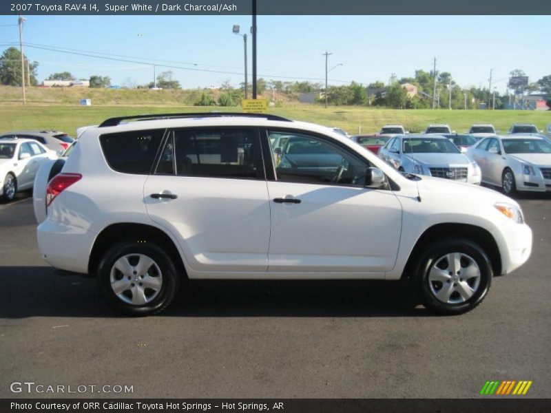 Super White / Dark Charcoal/Ash 2007 Toyota RAV4 I4