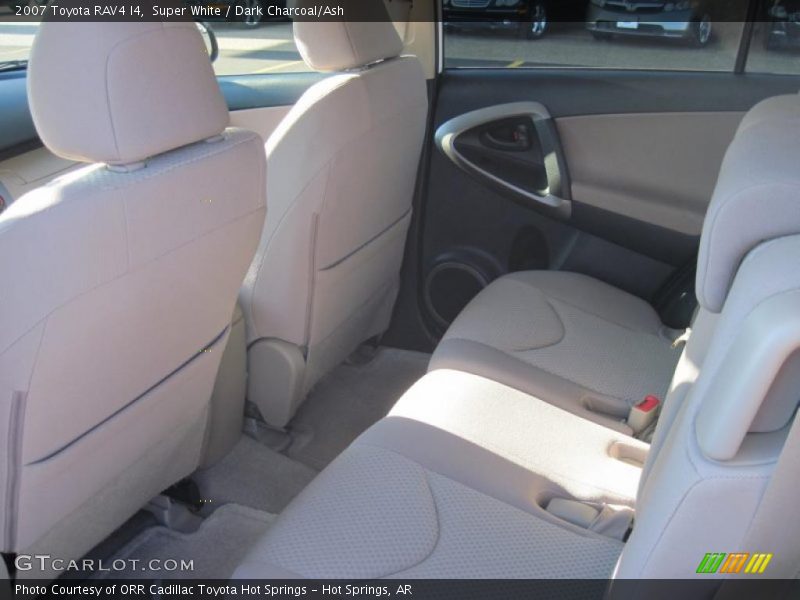 Super White / Dark Charcoal/Ash 2007 Toyota RAV4 I4
