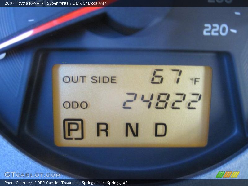 Super White / Dark Charcoal/Ash 2007 Toyota RAV4 I4