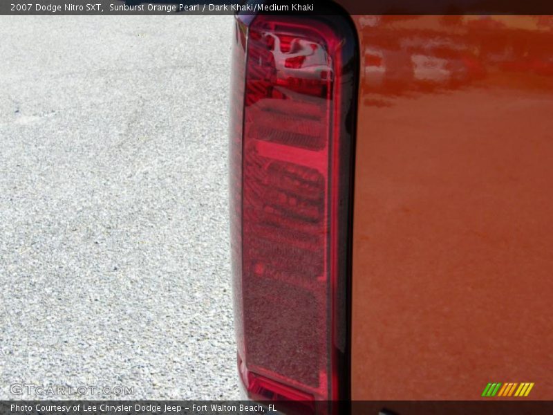 Sunburst Orange Pearl / Dark Khaki/Medium Khaki 2007 Dodge Nitro SXT