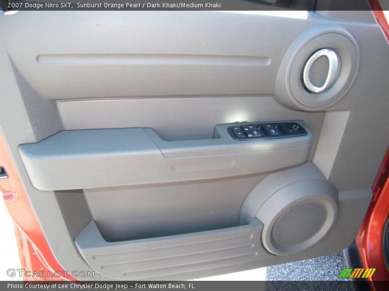 Sunburst Orange Pearl / Dark Khaki/Medium Khaki 2007 Dodge Nitro SXT