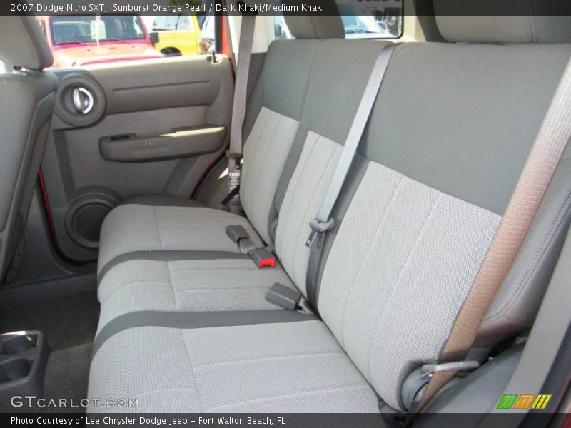 Sunburst Orange Pearl / Dark Khaki/Medium Khaki 2007 Dodge Nitro SXT
