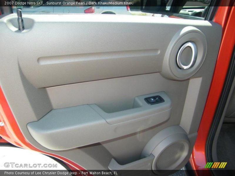 Sunburst Orange Pearl / Dark Khaki/Medium Khaki 2007 Dodge Nitro SXT