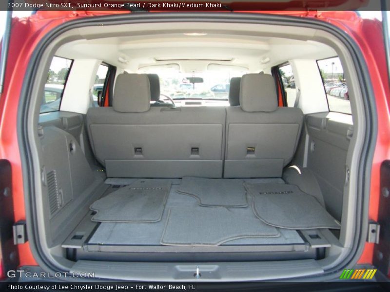Sunburst Orange Pearl / Dark Khaki/Medium Khaki 2007 Dodge Nitro SXT