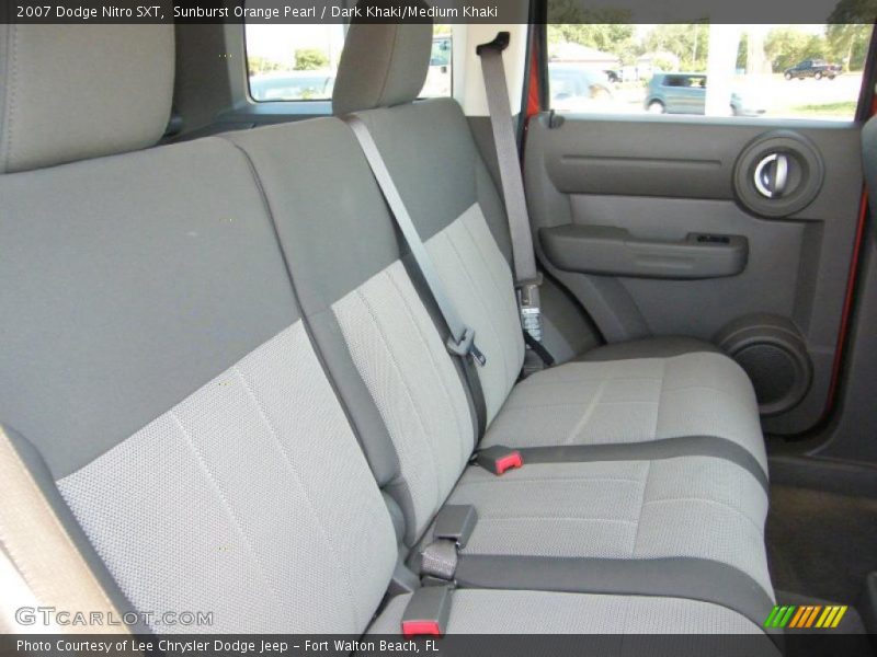 Sunburst Orange Pearl / Dark Khaki/Medium Khaki 2007 Dodge Nitro SXT