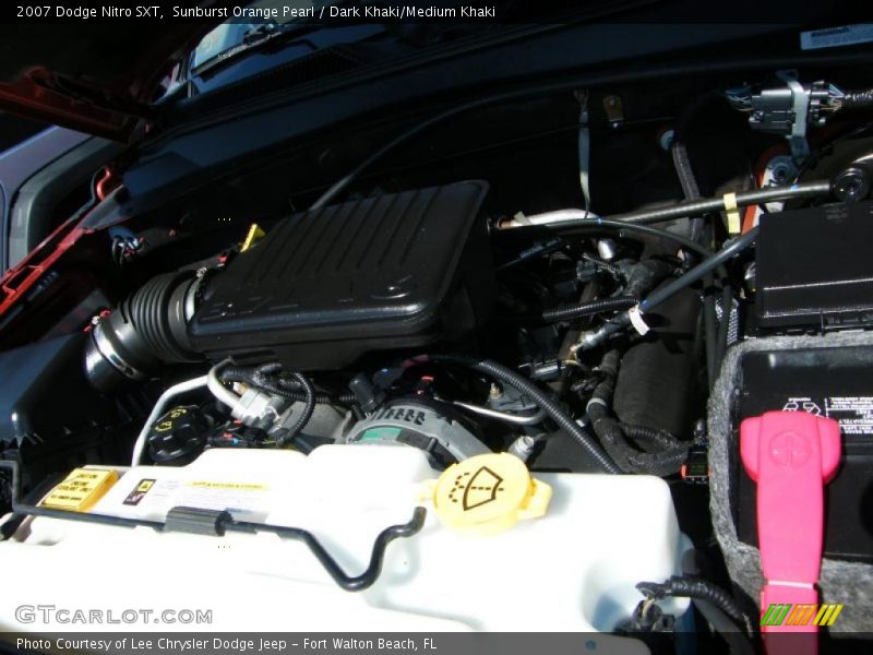 Sunburst Orange Pearl / Dark Khaki/Medium Khaki 2007 Dodge Nitro SXT