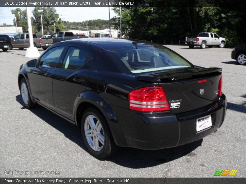 Brilliant Black Crystal Pearl / Dark Slate Gray 2010 Dodge Avenger R/T
