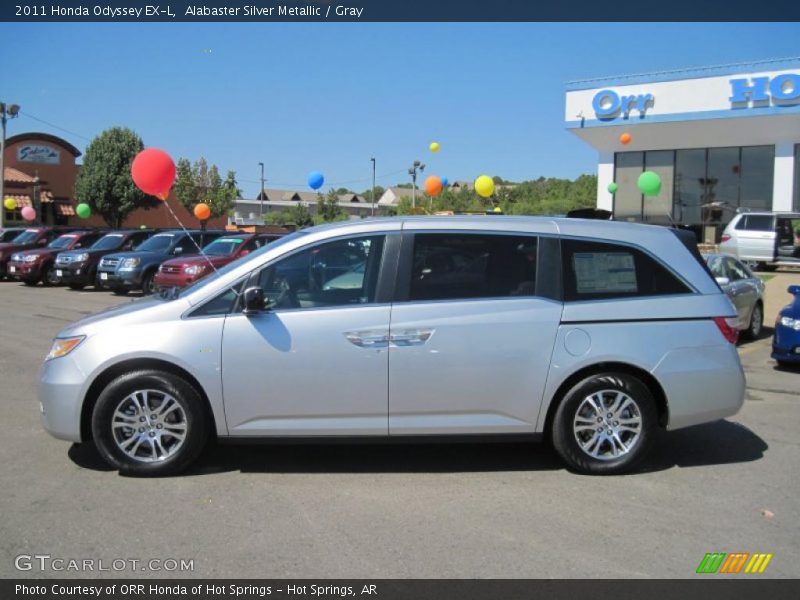 Alabaster Silver Metallic / Gray 2011 Honda Odyssey EX-L