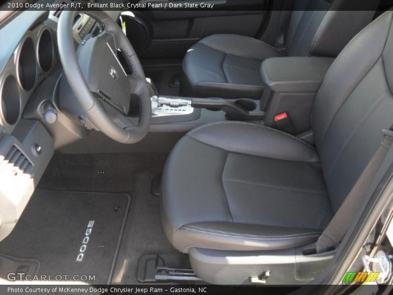Brilliant Black Crystal Pearl / Dark Slate Gray 2010 Dodge Avenger R/T
