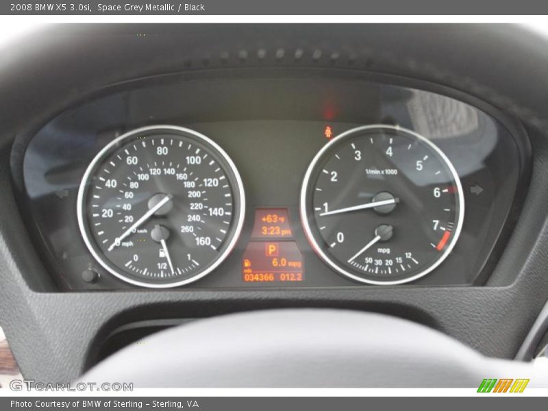 Space Grey Metallic / Black 2008 BMW X5 3.0si