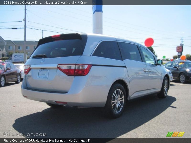 Alabaster Silver Metallic / Gray 2011 Honda Odyssey EX-L