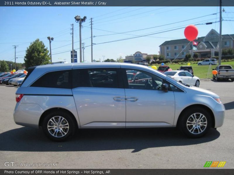 Alabaster Silver Metallic / Gray 2011 Honda Odyssey EX-L