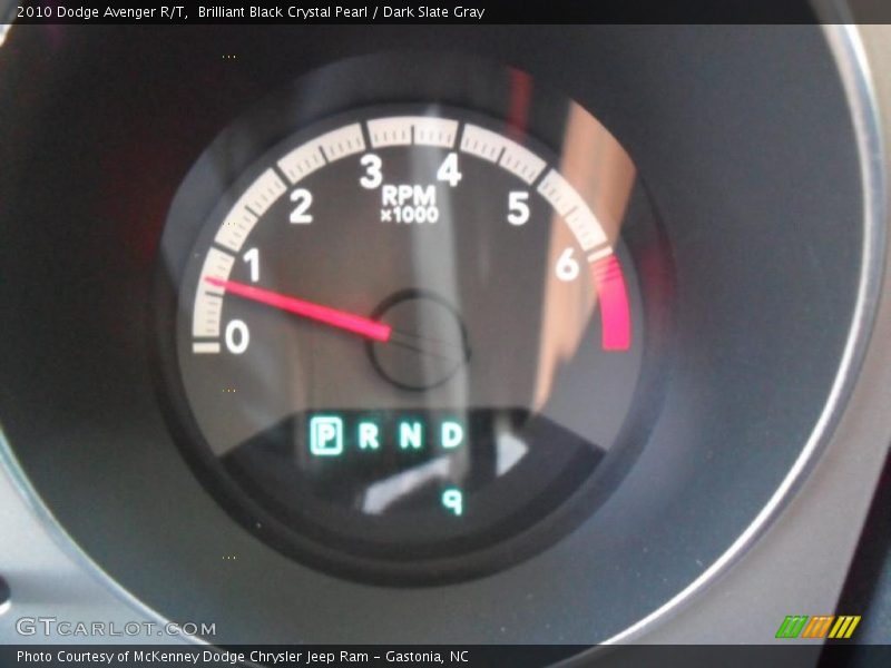 Brilliant Black Crystal Pearl / Dark Slate Gray 2010 Dodge Avenger R/T