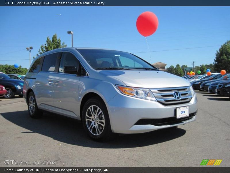 Alabaster Silver Metallic / Gray 2011 Honda Odyssey EX-L