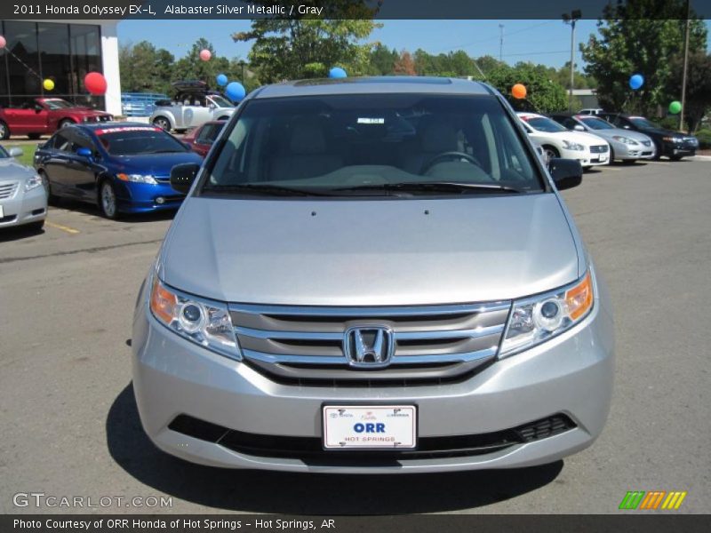 Alabaster Silver Metallic / Gray 2011 Honda Odyssey EX-L