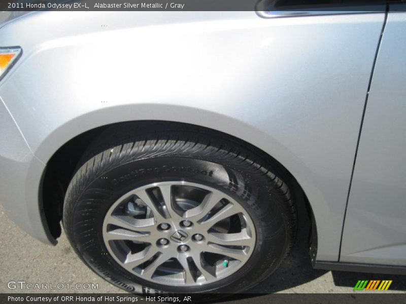 Alabaster Silver Metallic / Gray 2011 Honda Odyssey EX-L