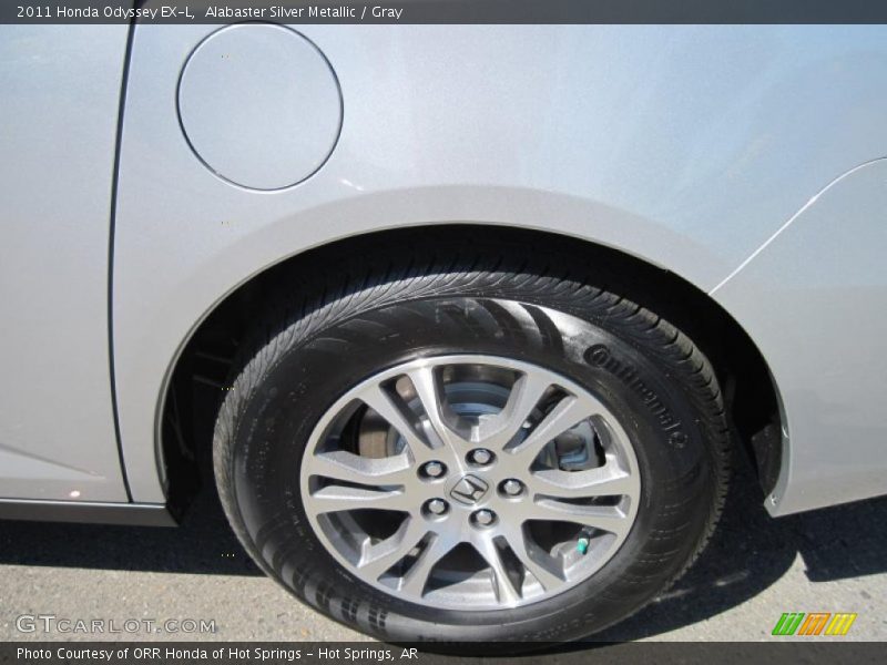 Alabaster Silver Metallic / Gray 2011 Honda Odyssey EX-L