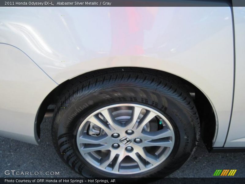 Alabaster Silver Metallic / Gray 2011 Honda Odyssey EX-L