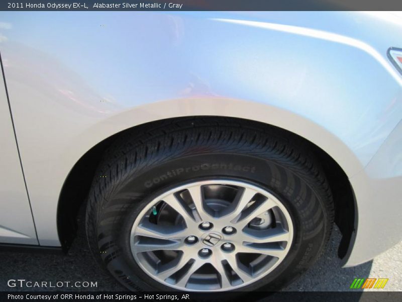 Alabaster Silver Metallic / Gray 2011 Honda Odyssey EX-L
