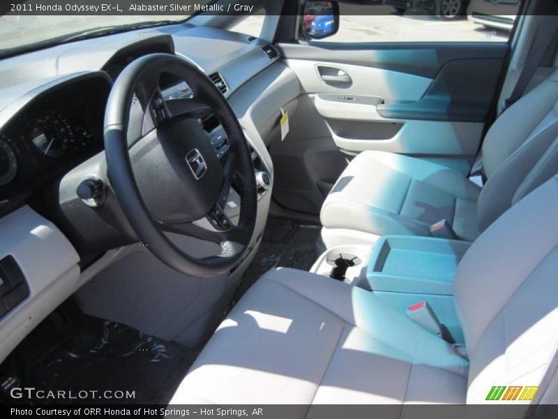 Alabaster Silver Metallic / Gray 2011 Honda Odyssey EX-L