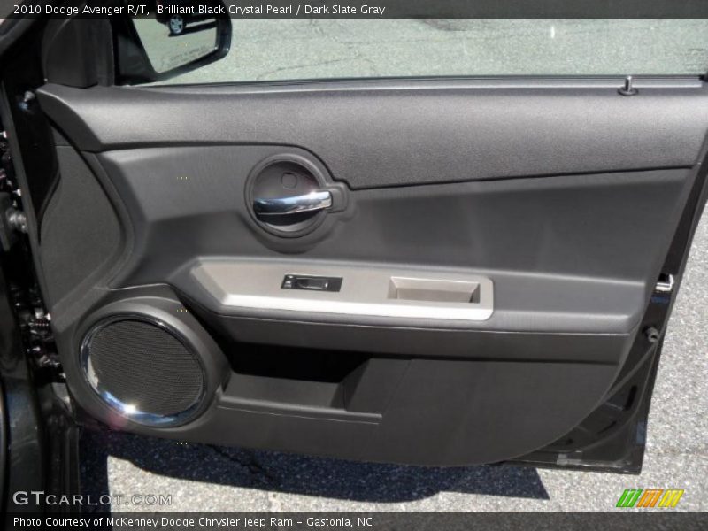 Brilliant Black Crystal Pearl / Dark Slate Gray 2010 Dodge Avenger R/T