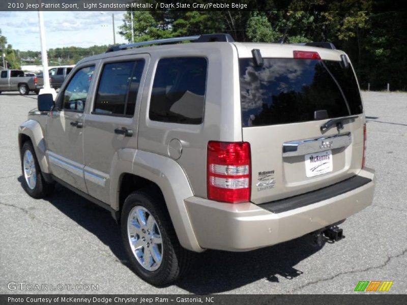 Light Sandstone Metallic / Dark Slate Gray/Pebble Beige 2010 Jeep Patriot Sport