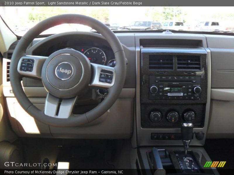 Light Sandstone Metallic / Dark Slate Gray/Pebble Beige 2010 Jeep Patriot Sport