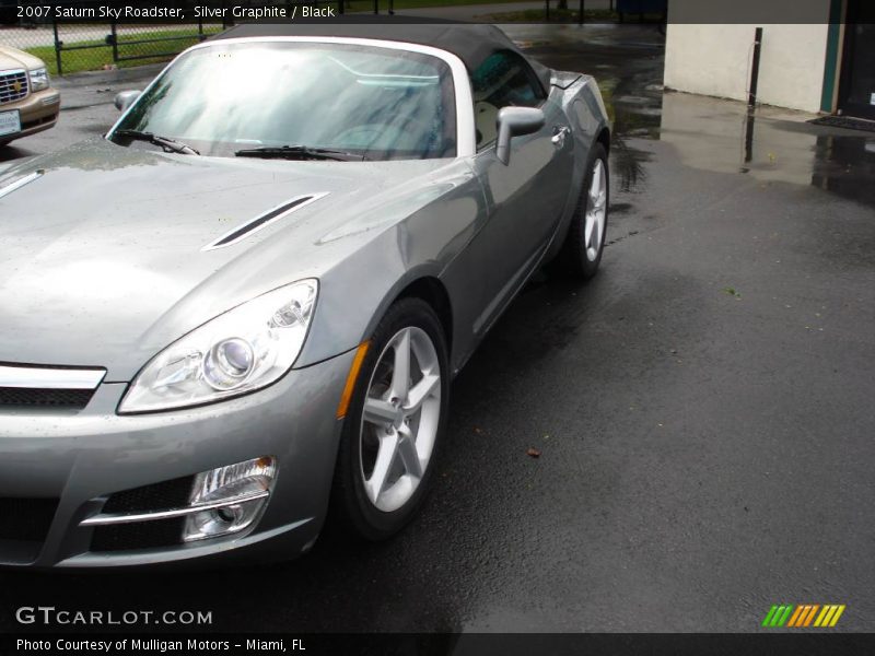 Silver Graphite / Black 2007 Saturn Sky Roadster